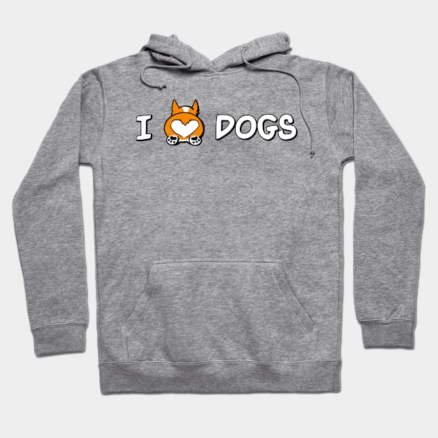 I love dogs Hoodie by Carlo Betanzos